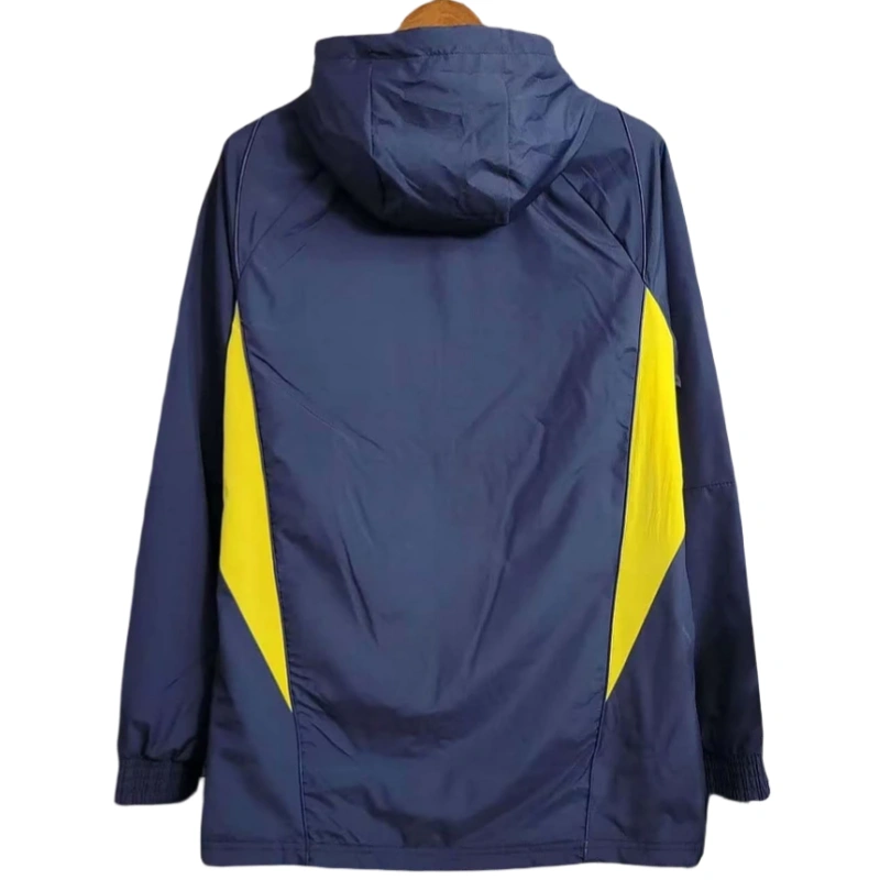 Arsenal Windbreaker Navy blue Soccer Jersey 2023