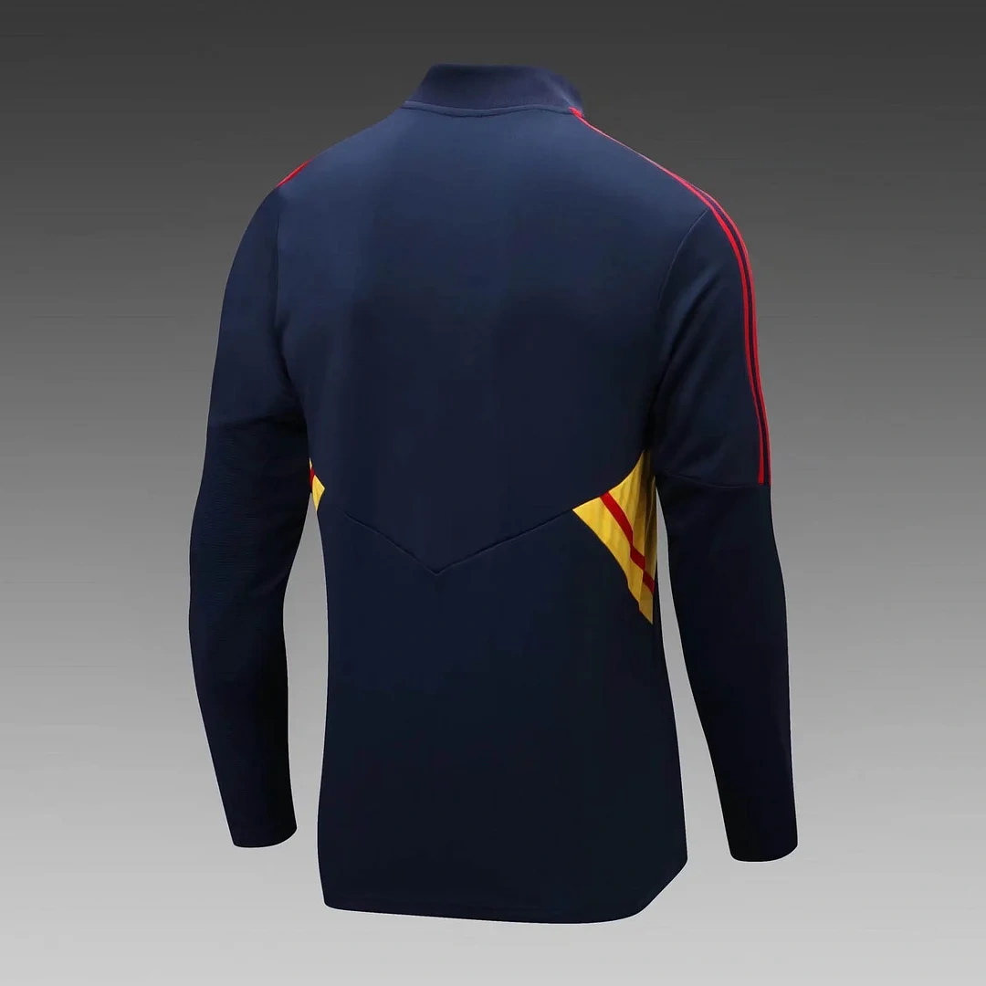 Arsenal Half-Pull Training Suit Royal Blue Football Shirt 2022/2023