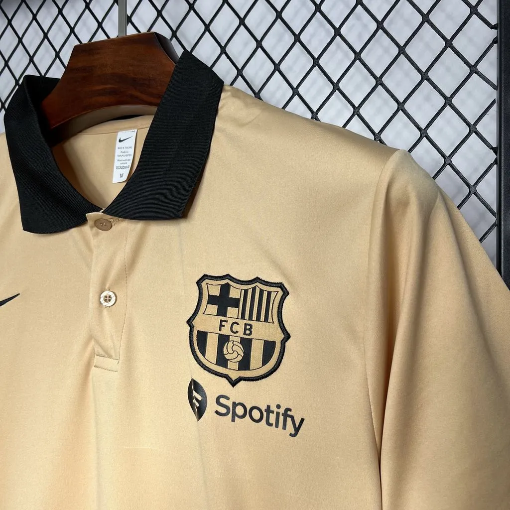 24-25 Barcelona Khaki POLO Shirt