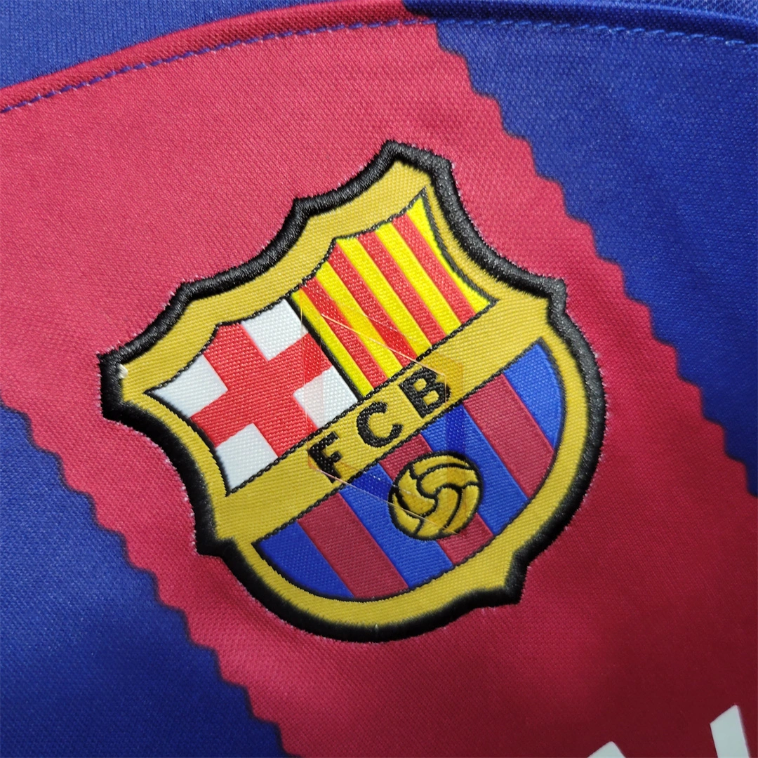 23-24 Barcelona Home Kids Football Jersey Kit