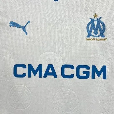 25-26 Marseille Home Kids Football jersey kit 2025-26 Fan version
