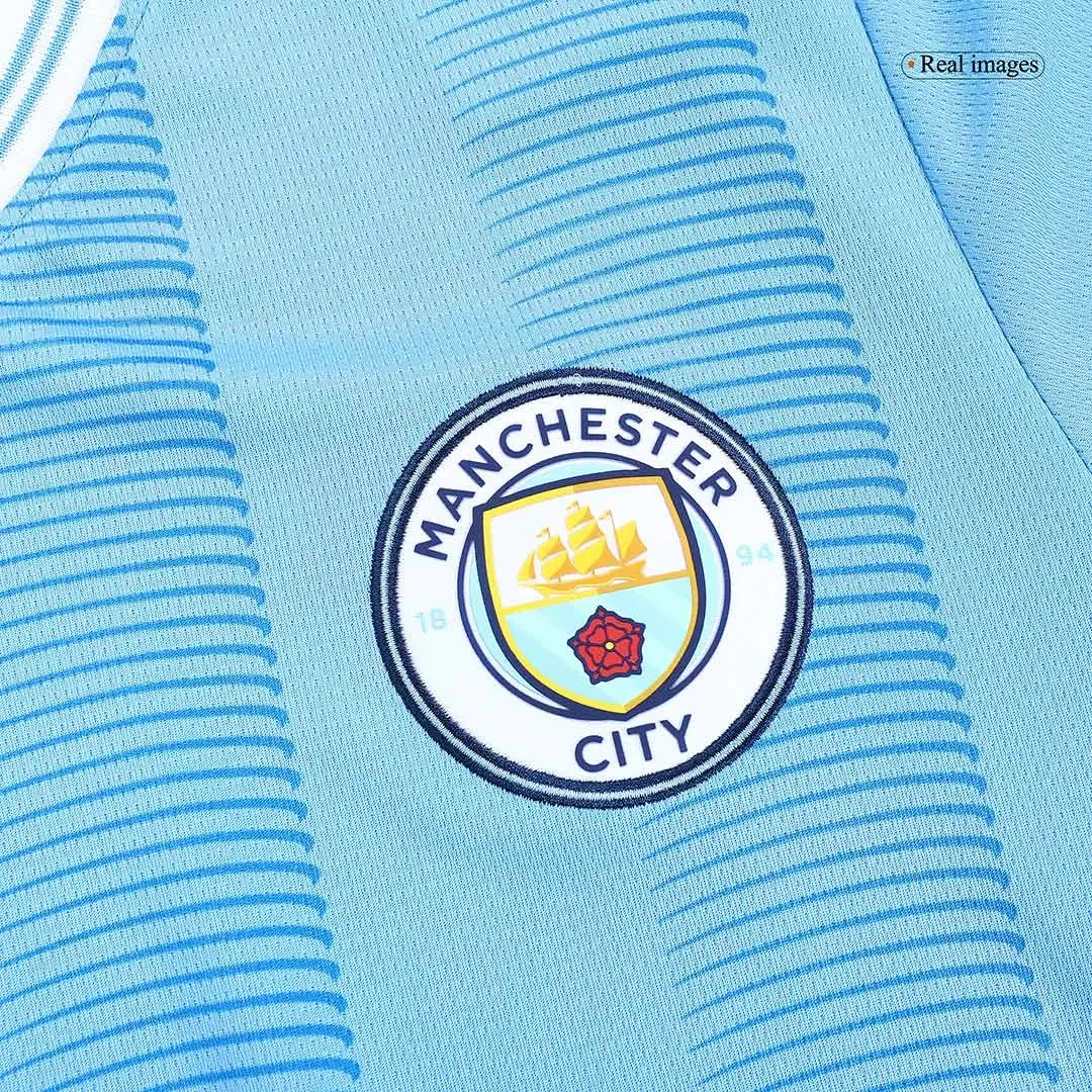 2023/24 Manchester City Home Long Sleeve Jersey