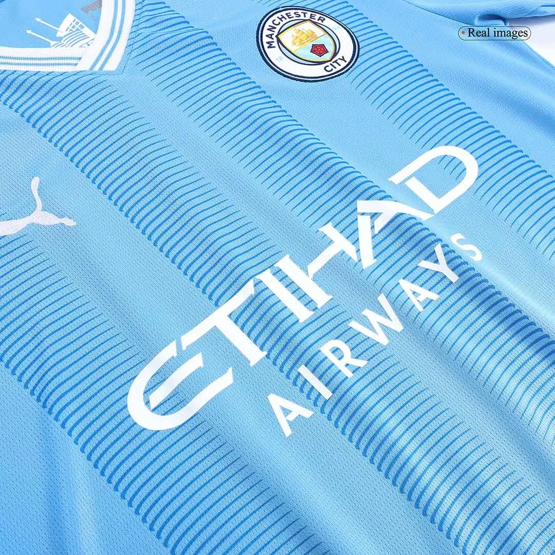 2023/24 Manchester City Home Long Sleeve Jersey