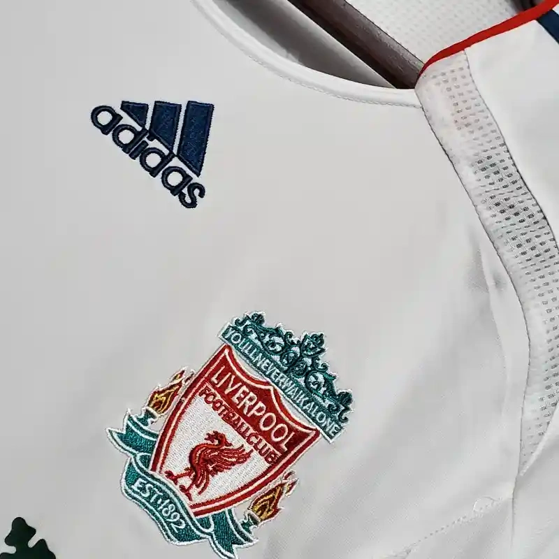 Liverpool Retro Long Sleeve Jersey Third Away Shirt 2006-07