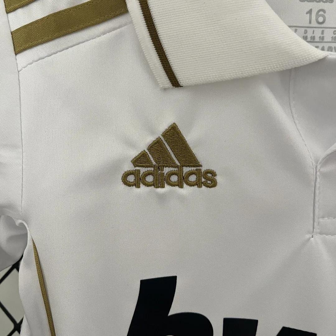 Real Madrid 11-12 Home Retro Kids Kit Soccer Jersey