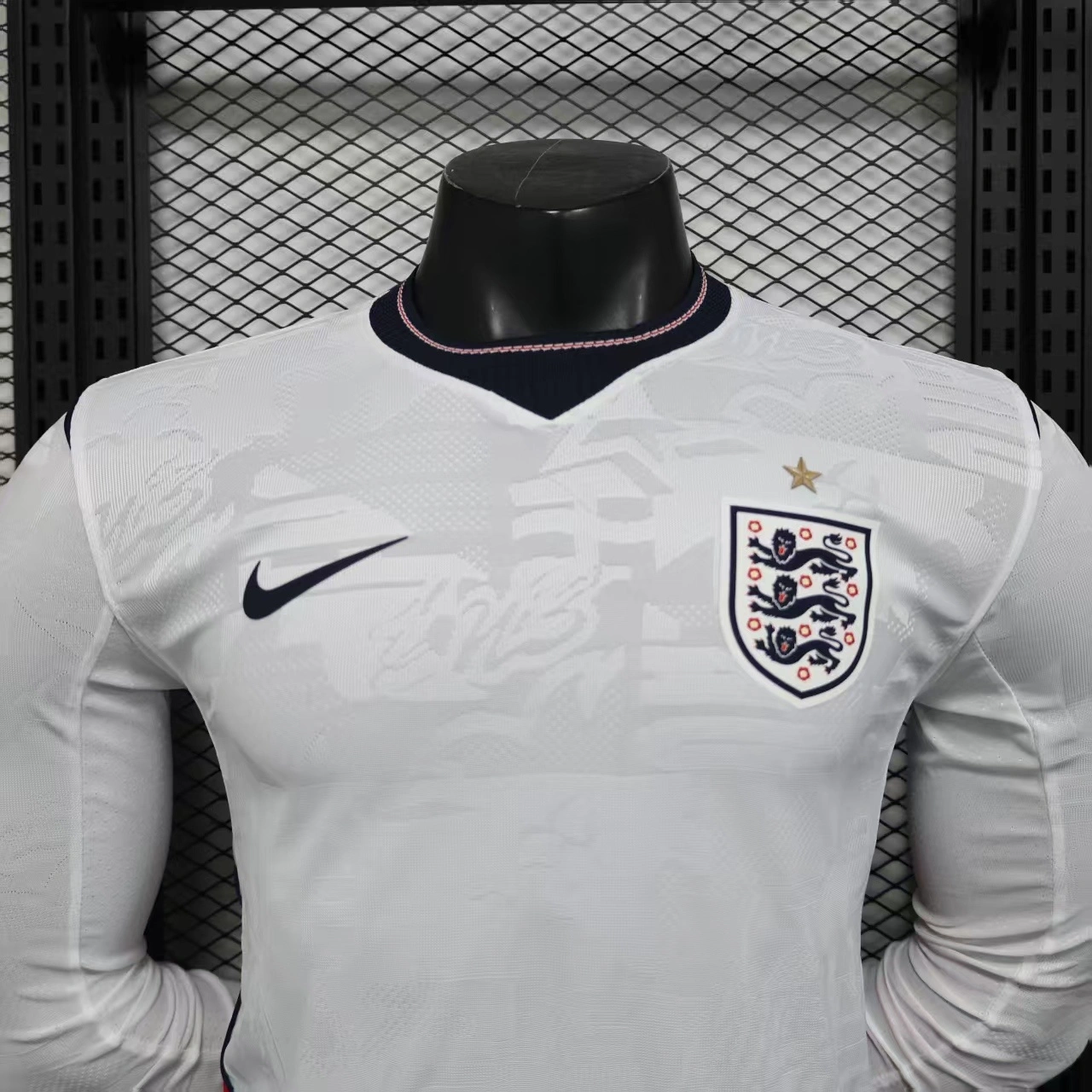 2026 England World Cup Home Long Sleeve Soccer jersey Player version