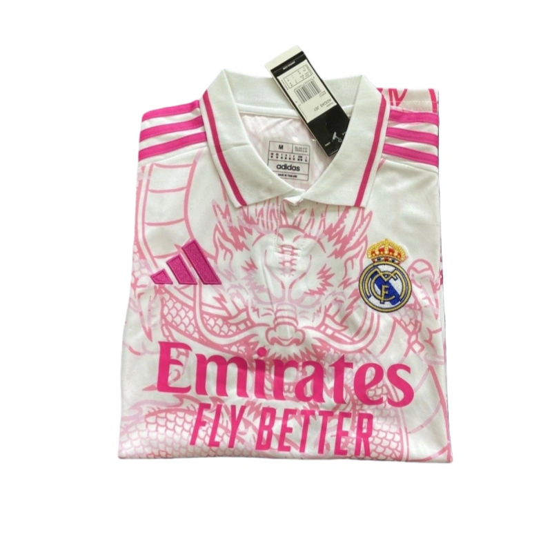 25-26 Real Madrid Pink Dragon Special Edition Football Shirt Fan version