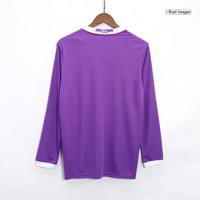 16-17 Real Madrid Retro Long Sleeve Jersey Away