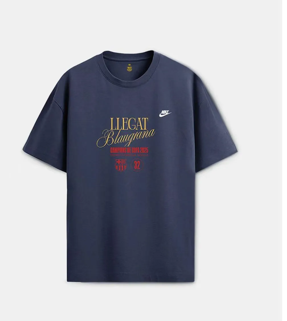 Barcelona 2024-25 King's Cup Champion T Sleeve