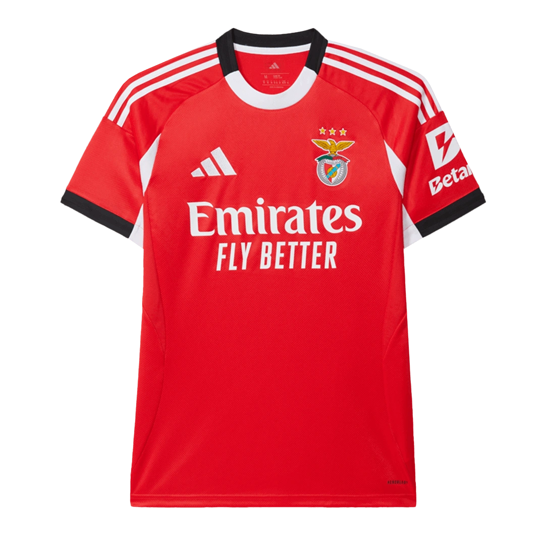 Benfica Soccer Jersey Home Shirt 2025-26