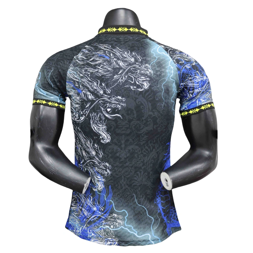24-25 Real Madrid Dragon Black$Blue Special Edition Player Version Shirt