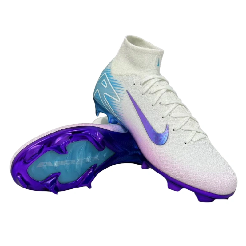Assassin's 16th generation high top with built-in full air cushion waterproof knitted FG Football shoes
